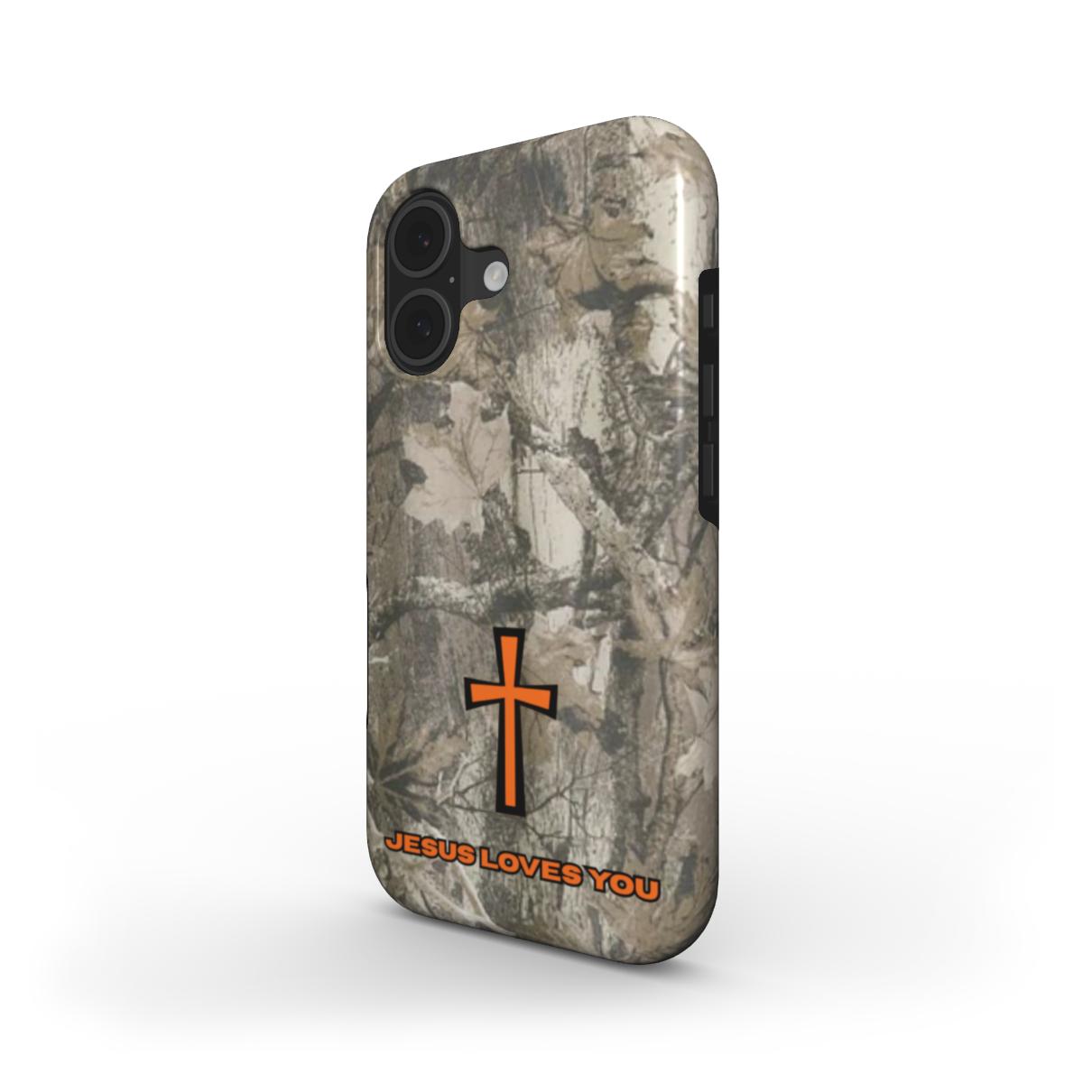 Jesus Loves You – Camo Orange