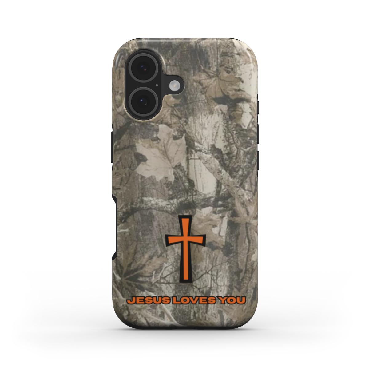 Jesus Loves You – Camo Orange