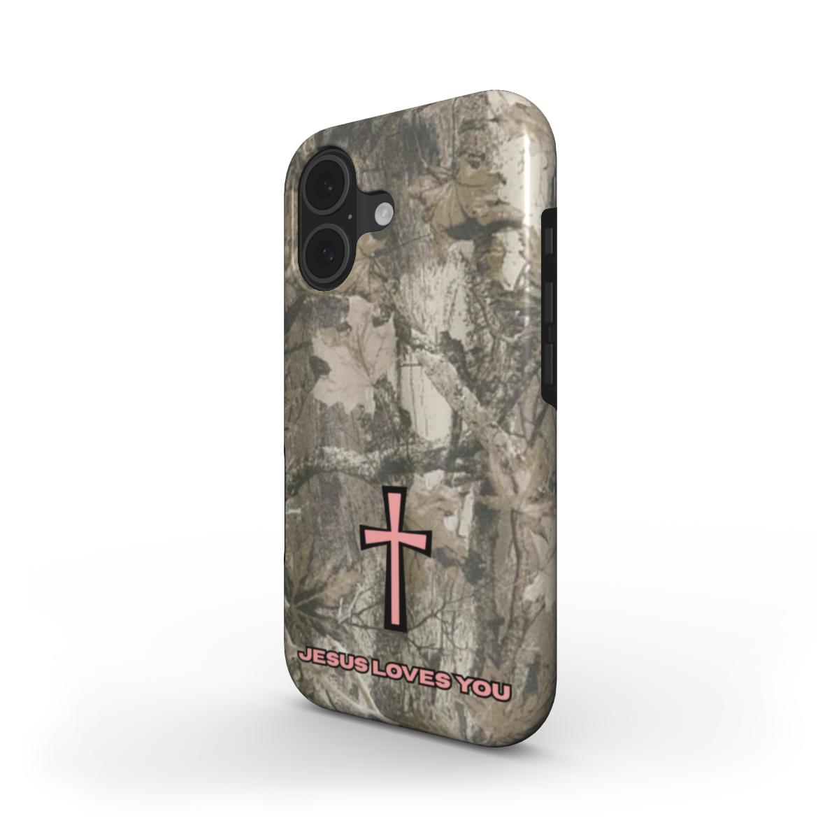Jesus Loves You – Camo Pink