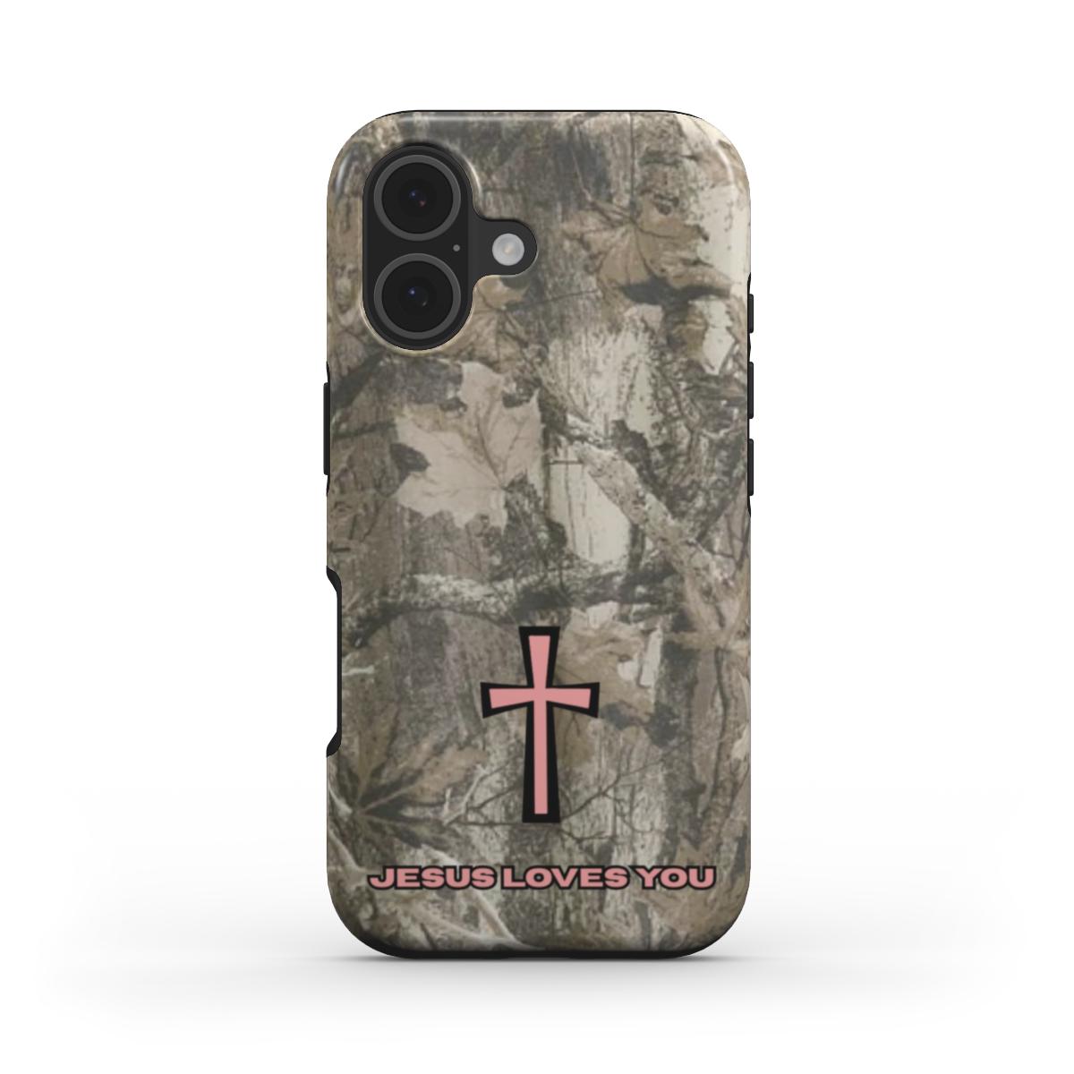 Jesus Loves You – Camo Pink