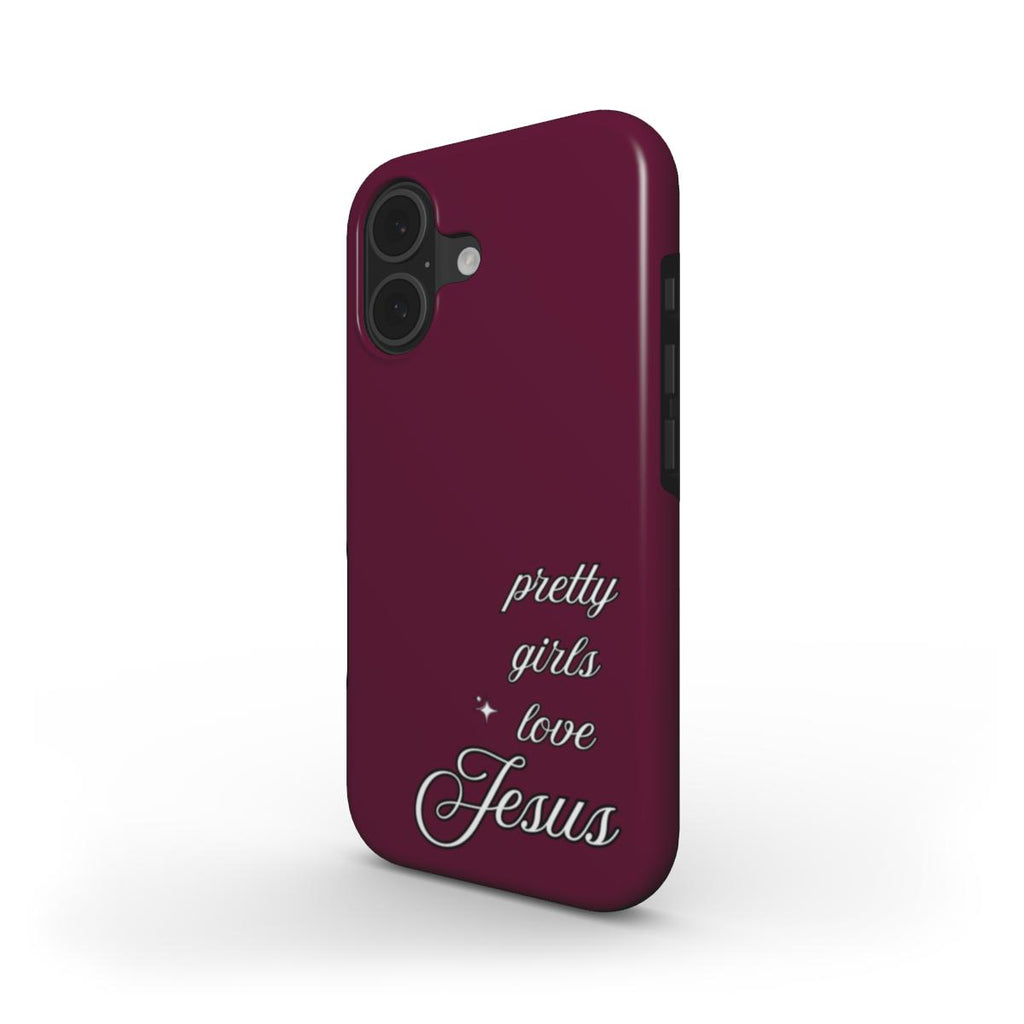 Pretty Girls Love Jesus – Burgundy