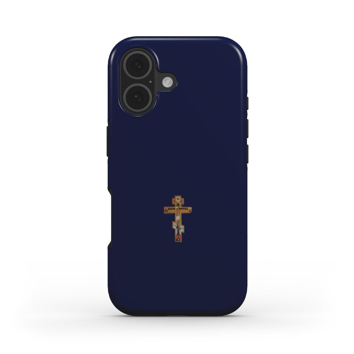 Crucifix - Navy Blue