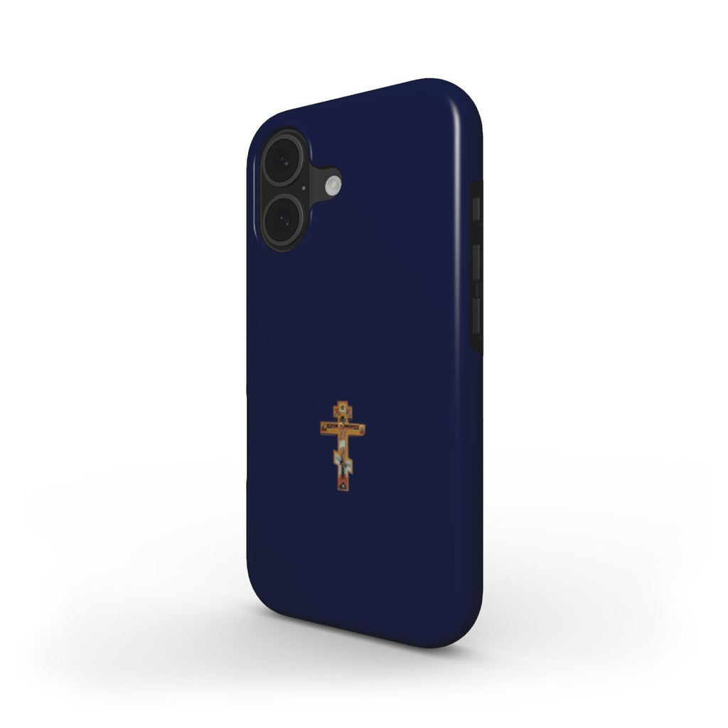 Crucifix - Navy Blue