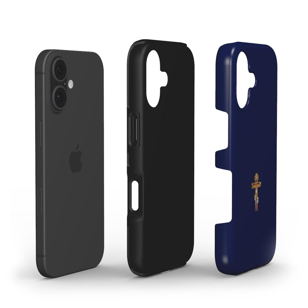 Crucifix - Navy Blue