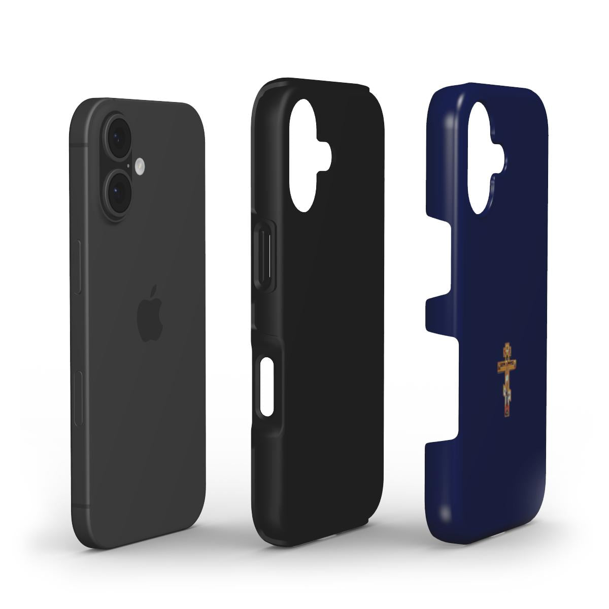 Crucifix - Navy Blue