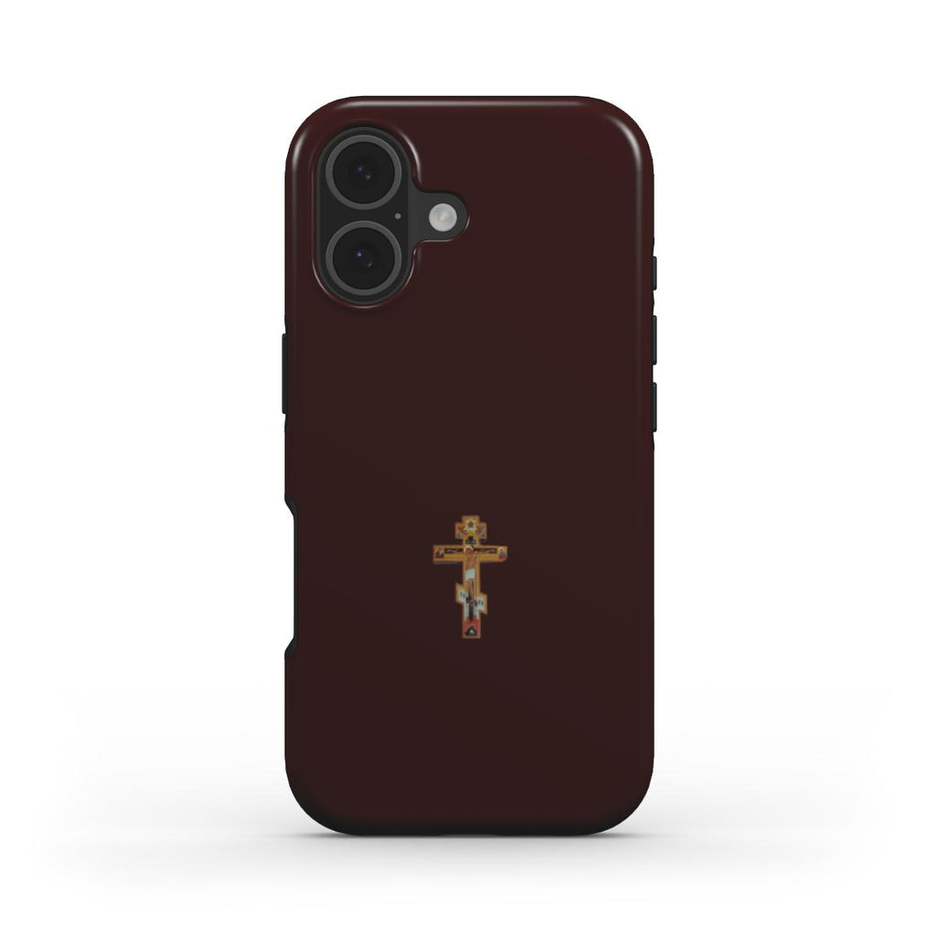 Crucifix - Maroon