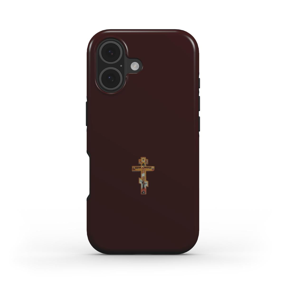 Crucifix - Maroon