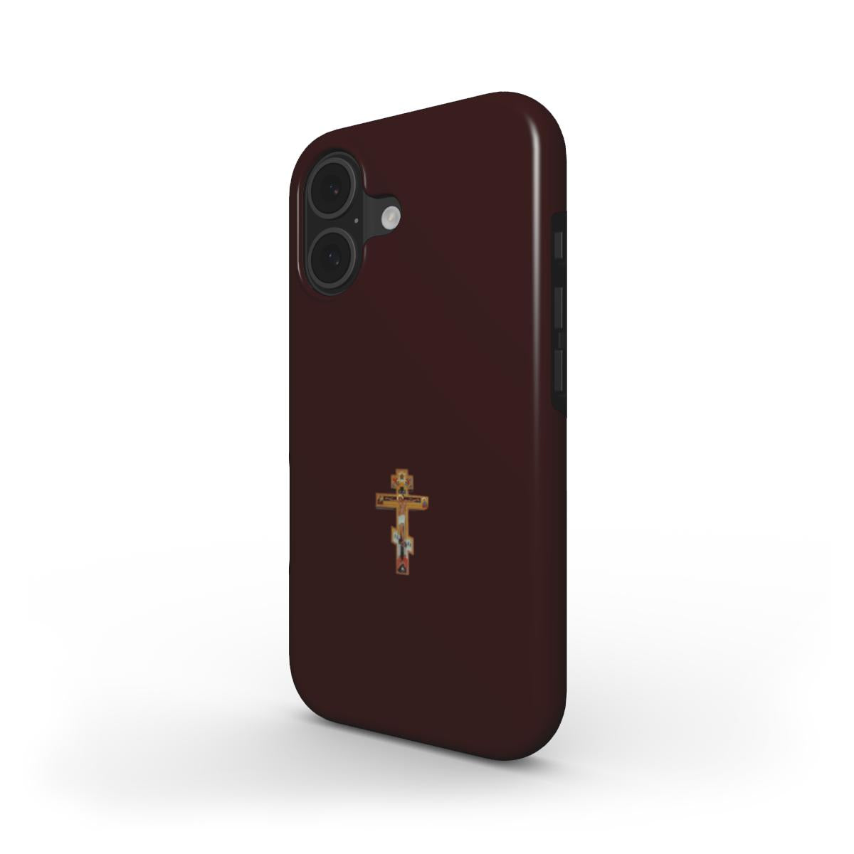 Crucifix - Maroon