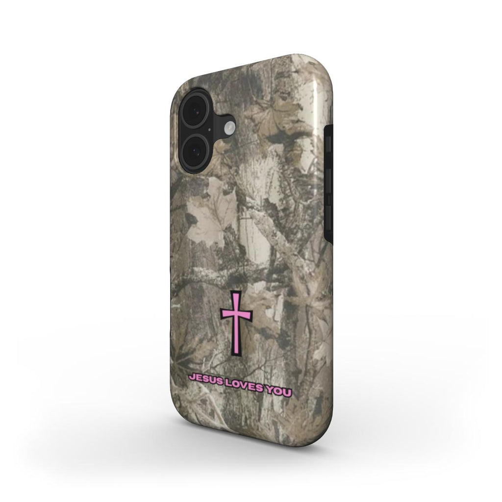 Jesus Loves You – Camo Pink