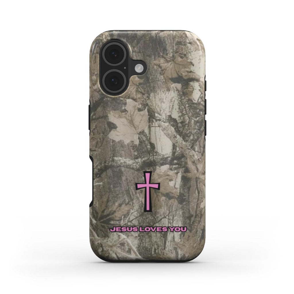 Jesus Loves You – Camo Pink