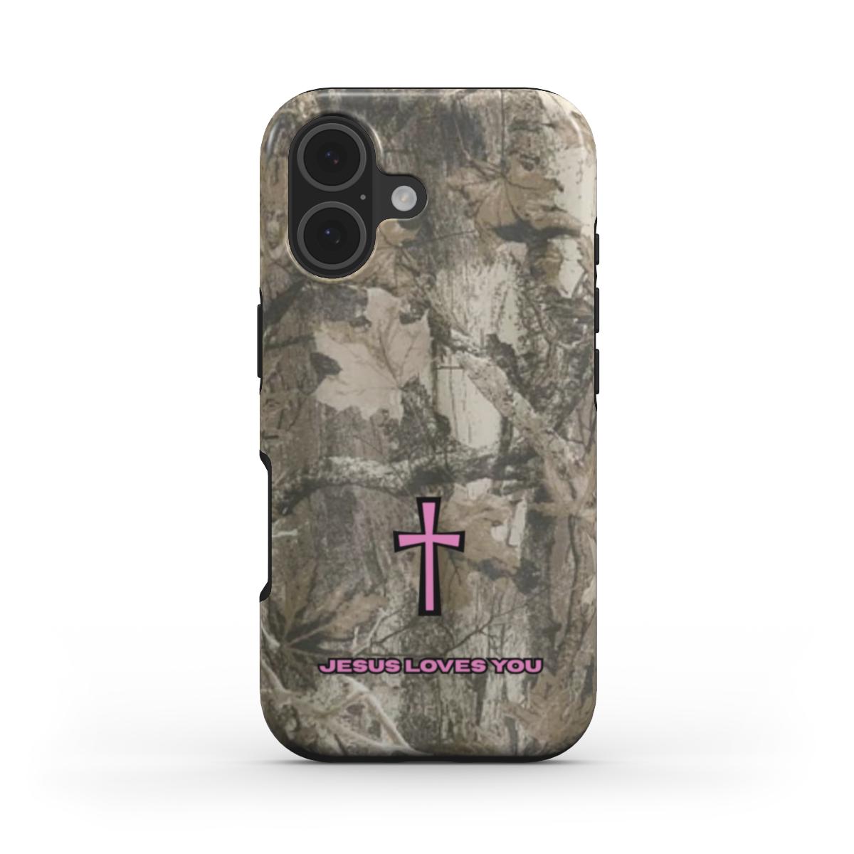 Jesus Loves You – Camo Pink