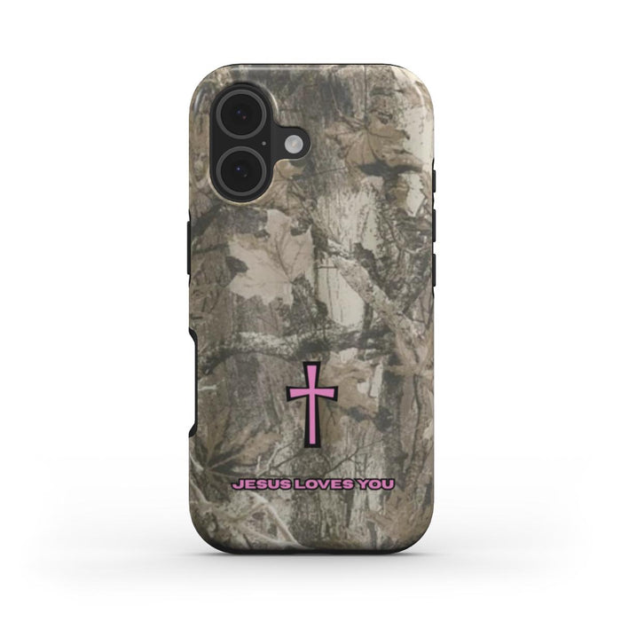 Jesus Loves You – Camo Pink