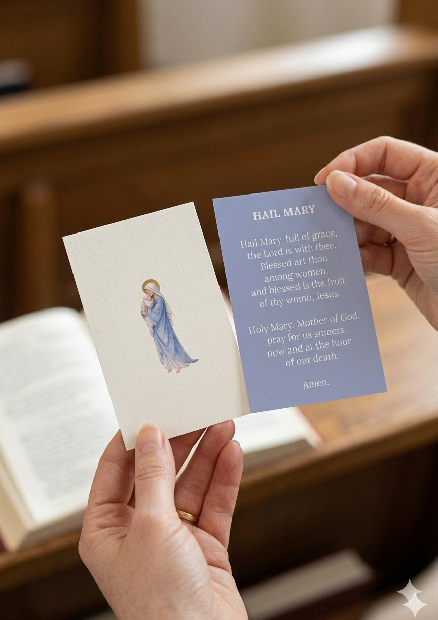 Hail Mary – Prayer Card