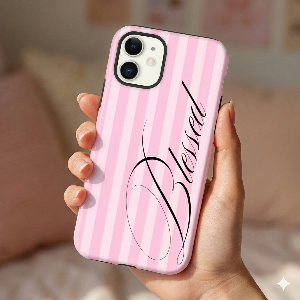 Blessed – Pink Stripes