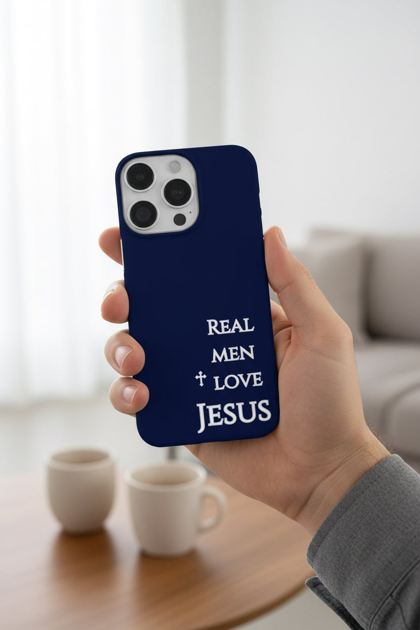 Real Men Love Jesus – Navy Blue